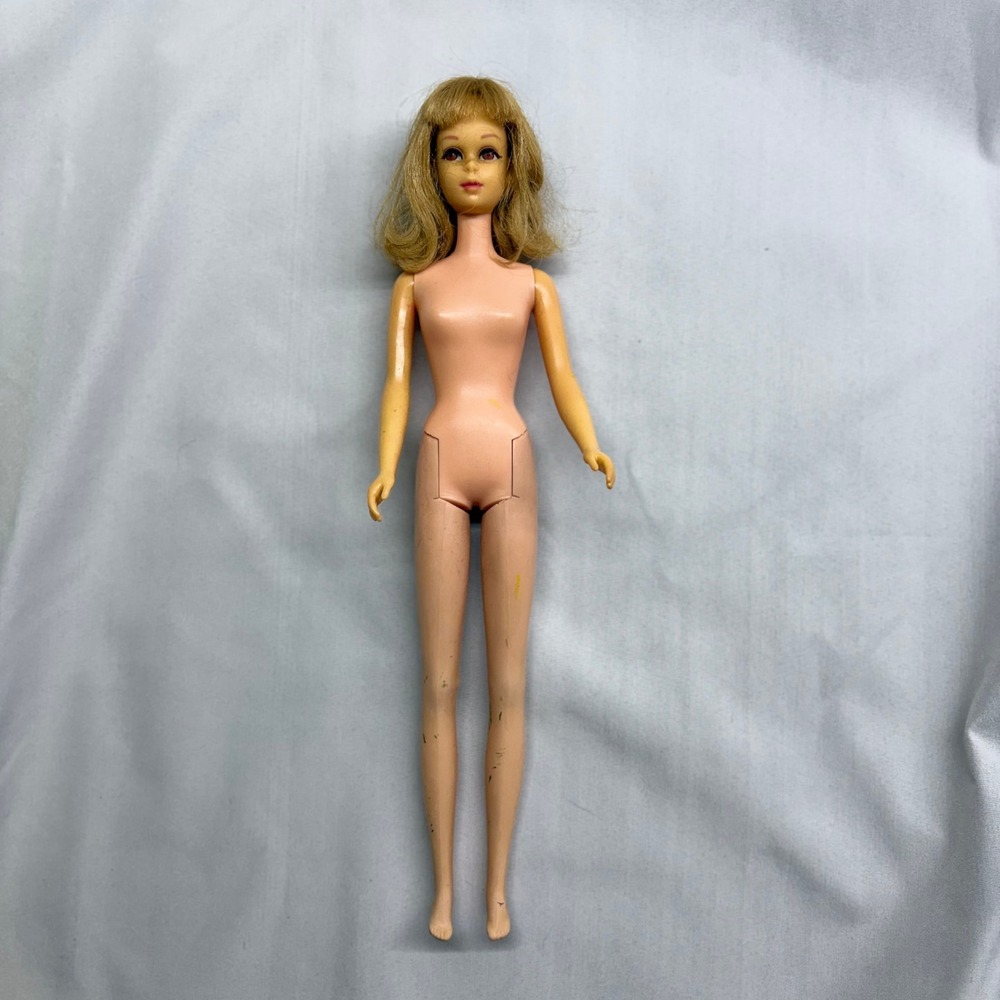 Mattel Francie Doll Vintage 1965 Blonde 11" Fair Condition Mod Era Click Legs